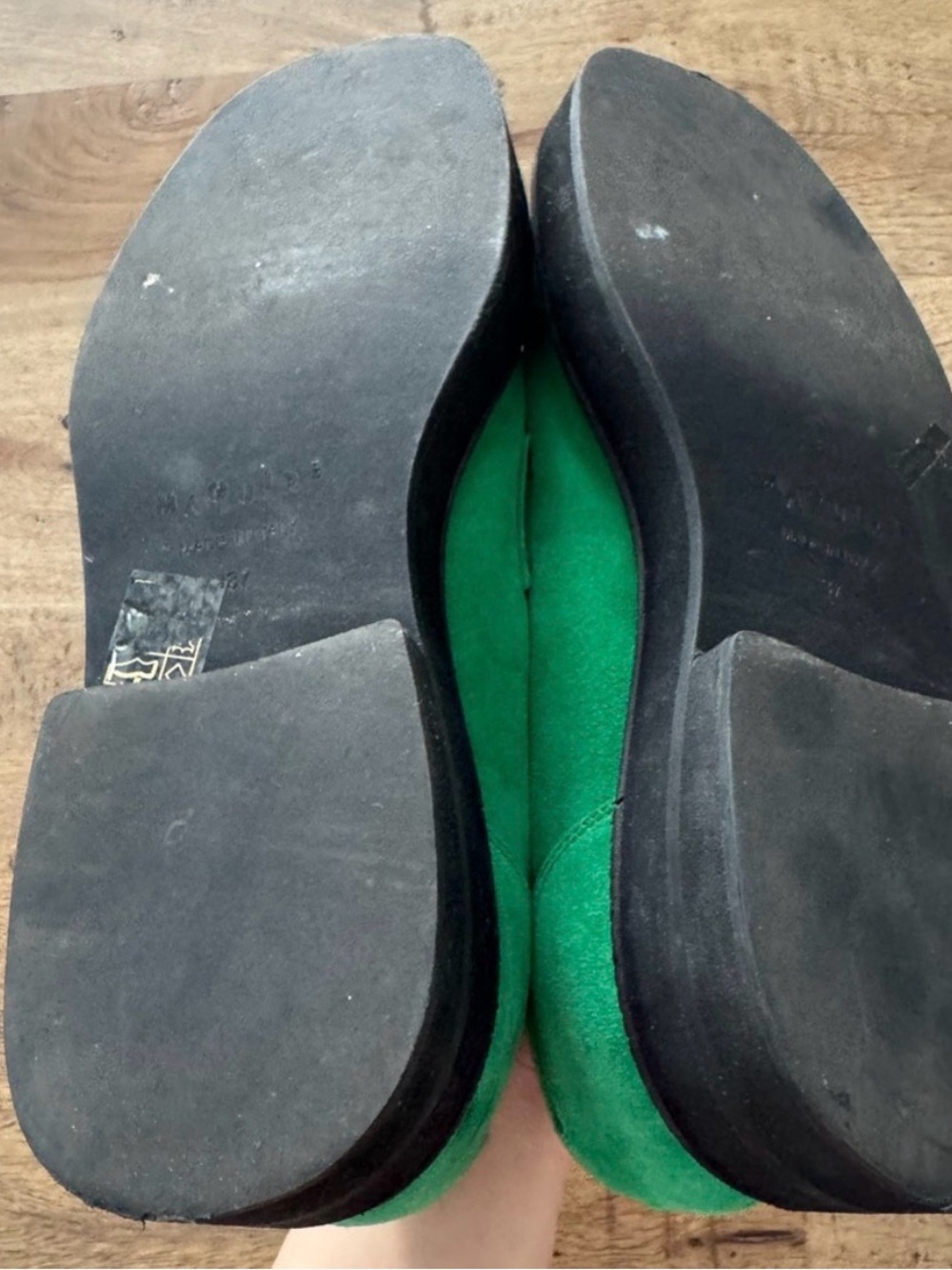 Maguire Suede Paola Penny Loafers Peppermint Green - Picture 7 of 10